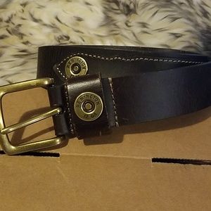 Mens Remington 12G Genuine leather Belt